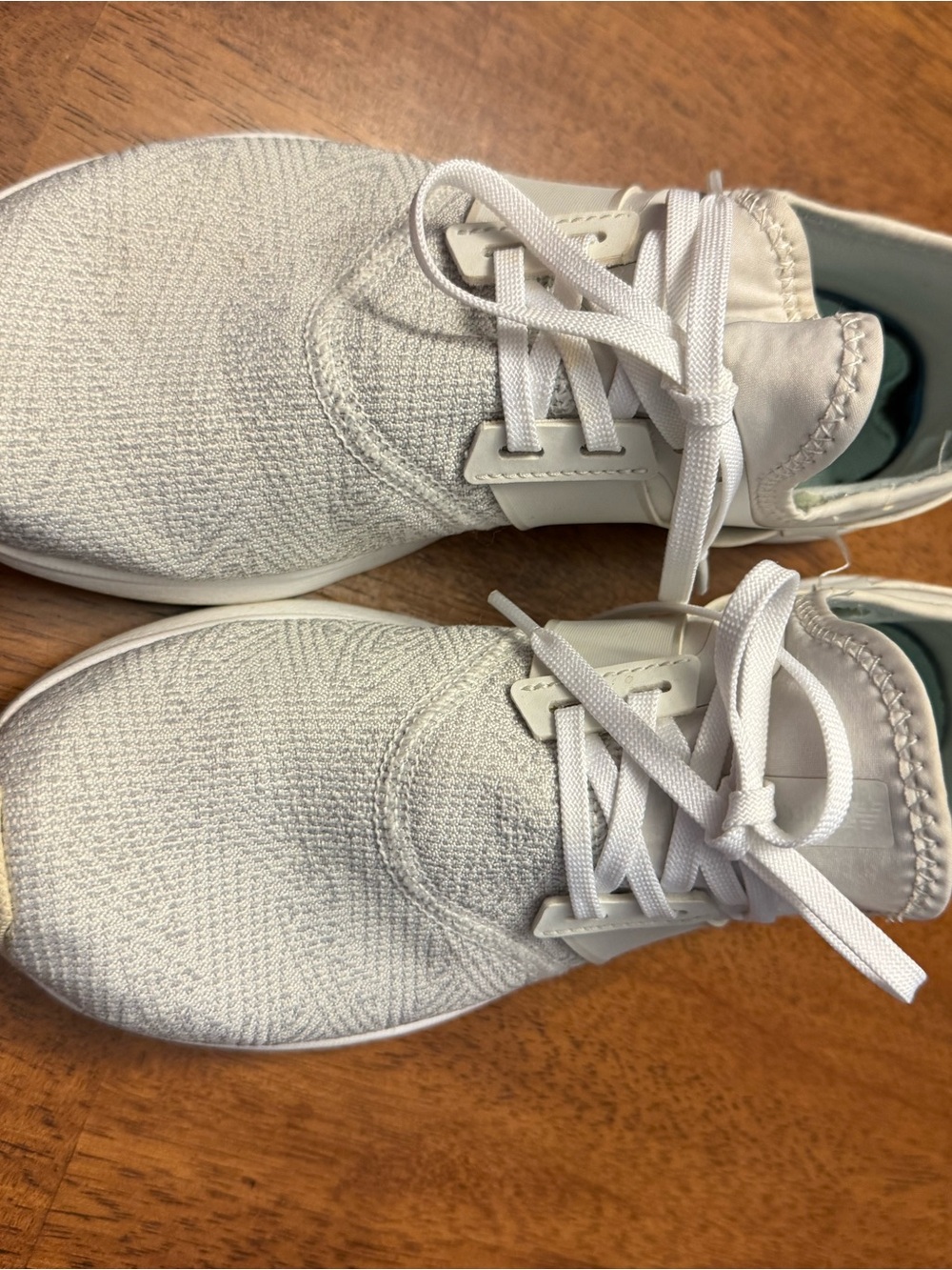 Women’s New Balance Lightweight Knit Lace-Up Sneaker in White